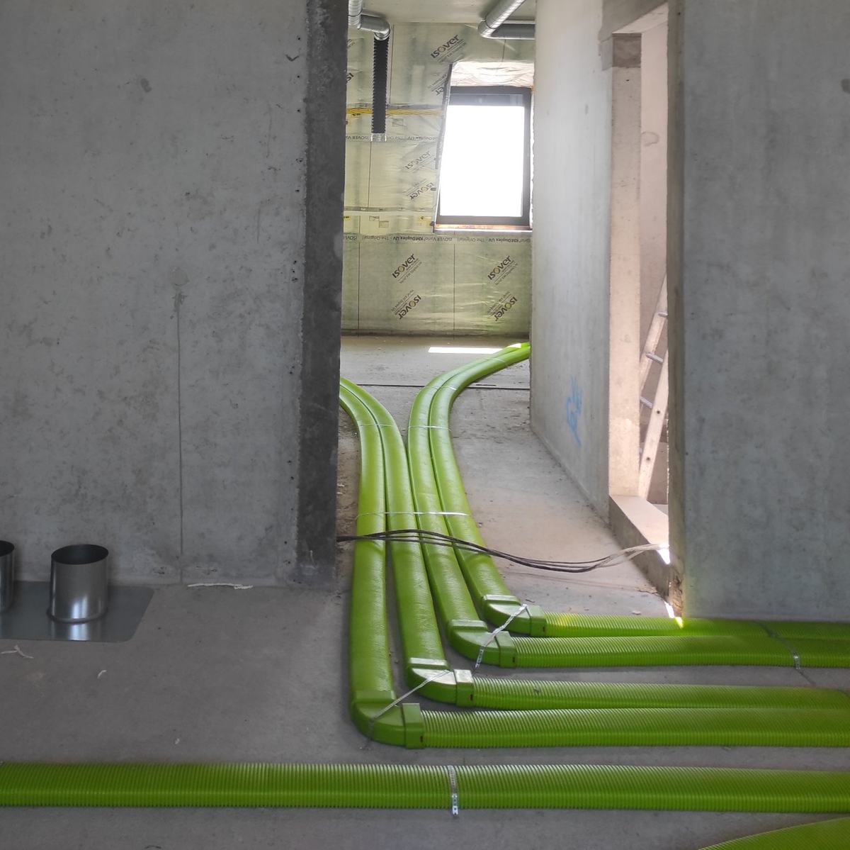 Nieuwbouw: ingestorte kanalen en galva spirobuizen